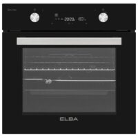 Elba 60cm Multifunction Oven - Black Glass 04/T60-7