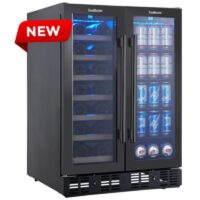 Snomaster 150L Double Door Beverage/Wine Cooler – SMBW-150