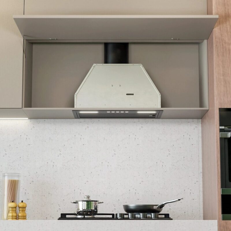 Falco 52cm Fully Integrated Extractor – Black FAL-52-BISB