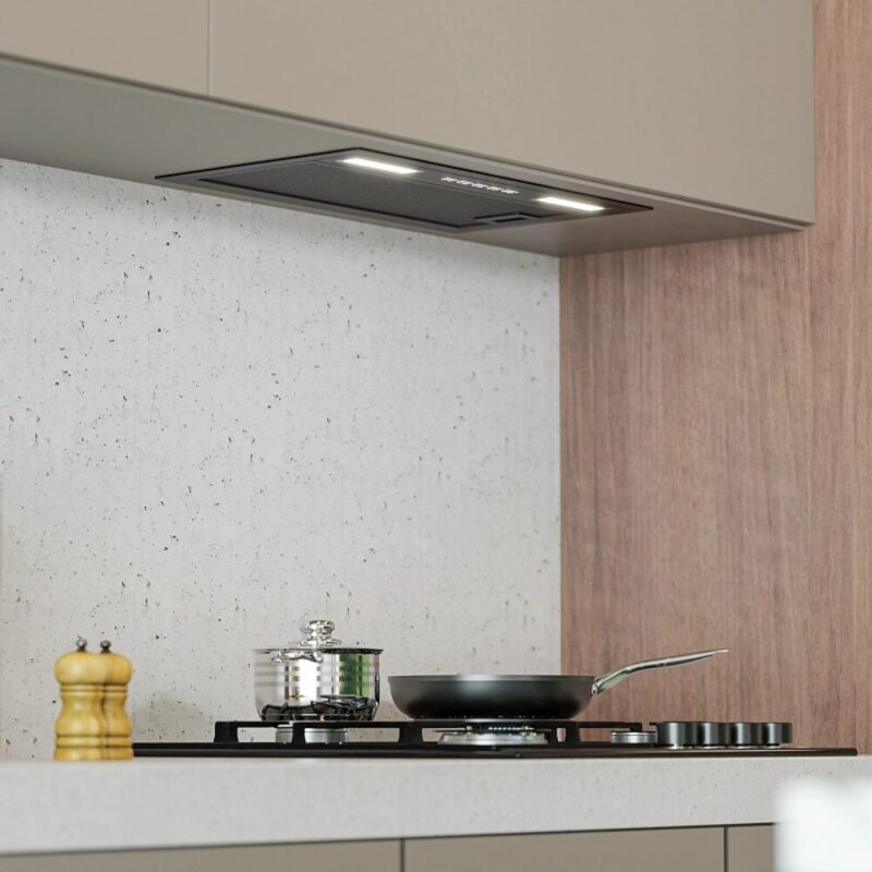 Falco 52cm Fully Integrated Extractor – Black FAL-52-BISB