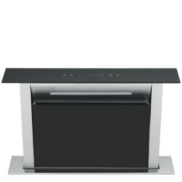 Falco 60cm Downdraft Black Glass Extractor – FAL-60-DDG-BG