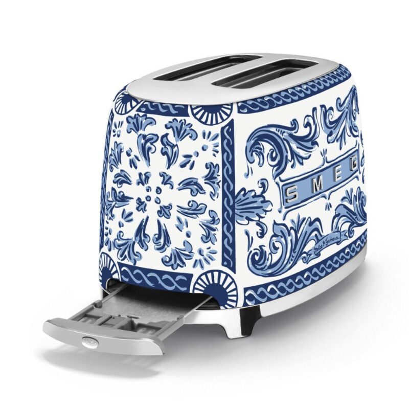 Smeg 2 slice toaster - Blu Mediterraneo TSF01DGBEU