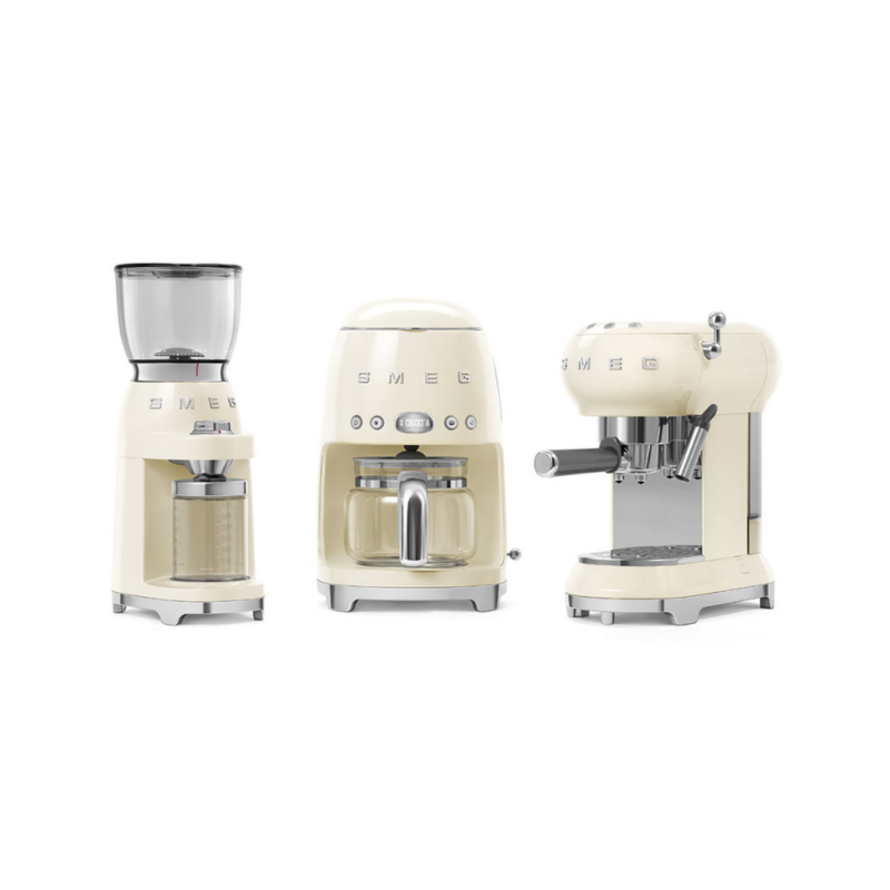 Smeg Coffee Grinder – Cream CGF01CRSA