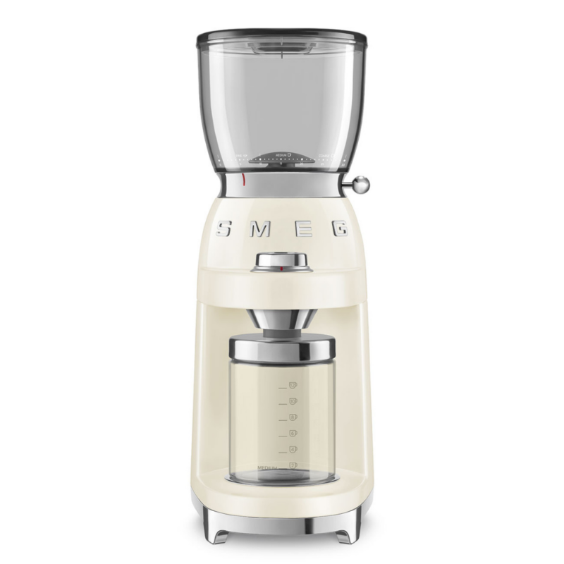 Smeg Coffee Grinder – Cream CGF01CRSA