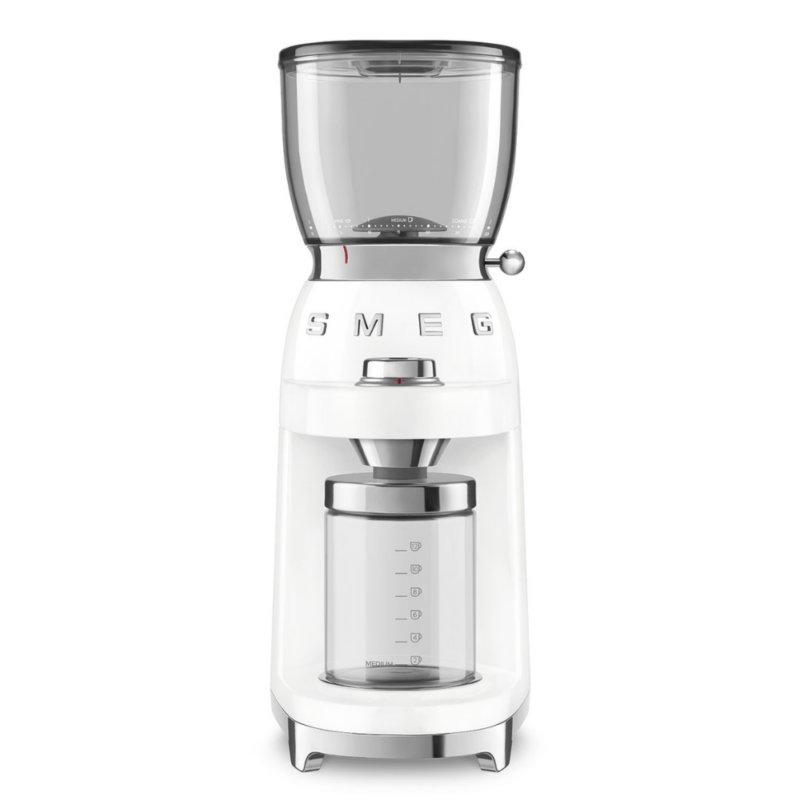 Smeg Coffee Grinder – White CGF01WHSA