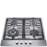 Totai 4 Burner Gas Hob - Black Stainless Steel 03/TS4BNR-BSS