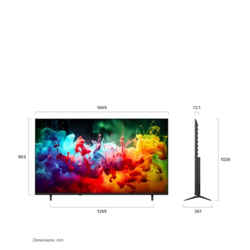 LG 75” evo AI QNED Mini LED TV - 75QNED70B6T