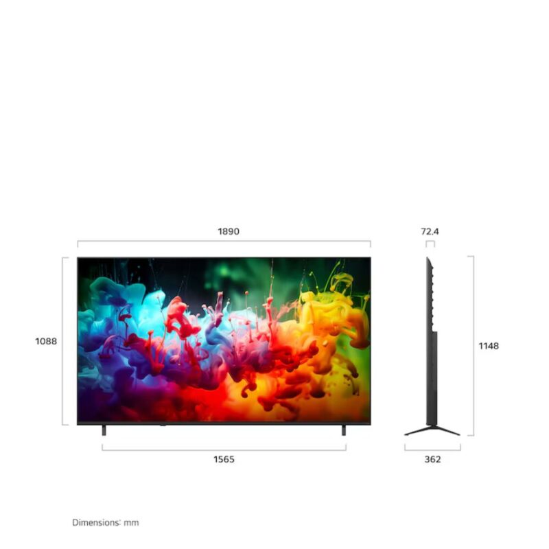 LG 85” evo AI QNED Mini LED TV - 85QNED70B6T