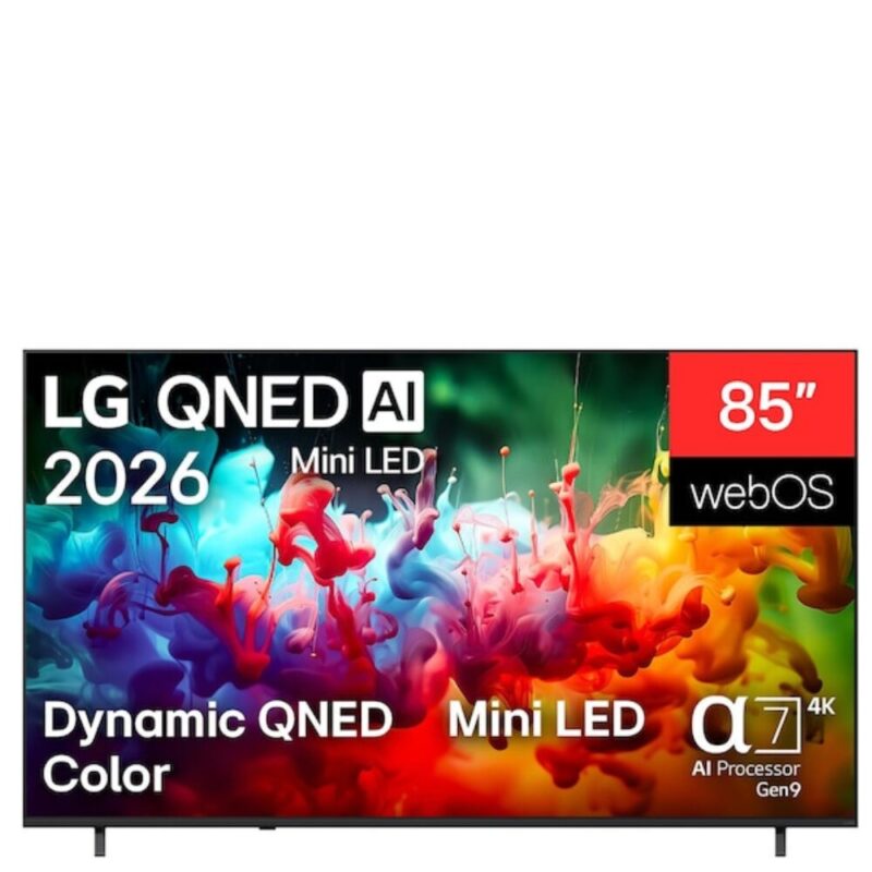LG 85” evo AI QNED Mini LED TV - 85QNED70B6T