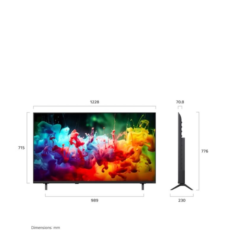 LG 55” evo AI QNED Mini LED TV - 55QNED70B6T
