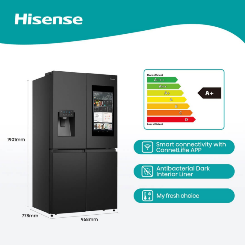 Hisense Multi-Door Fridge Freezer – H750FSB-IDS