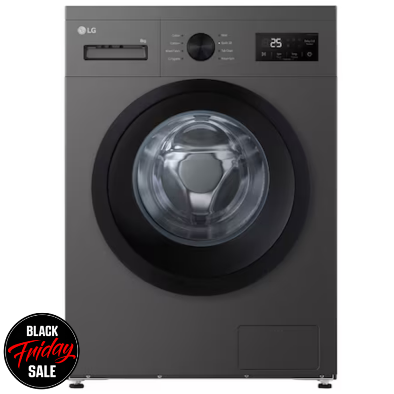 LG 8kg Front Loader Washing Machine - F4Z1PYC6S