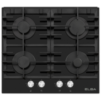 Elba 60cm 4 Burner Gas on Glass Hob - 04/T65-450G