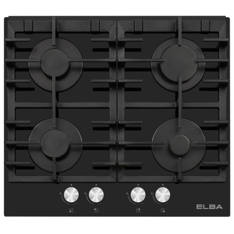 Elba 60cm 4 Burner Gas on Glass Hob - 04/T65-450G