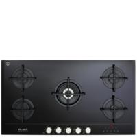 Elba Elio 90cm 5 Burner Gas on Glass Smart Hob - 02/ELIO95G-MATIK