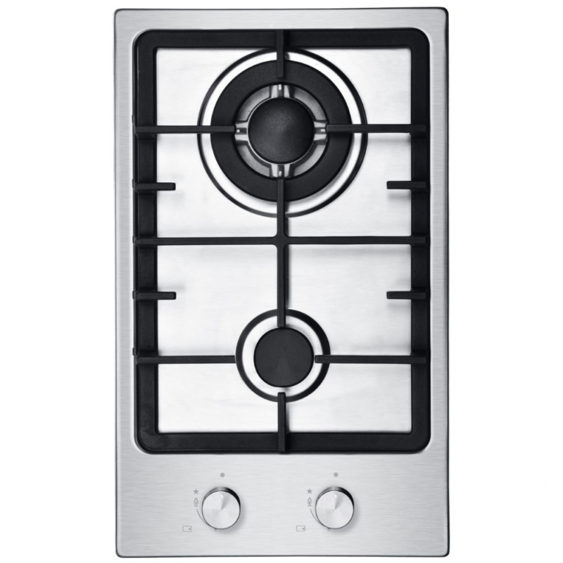Luxe 30cm Domino Gas hob – Stainless Steel SS-30