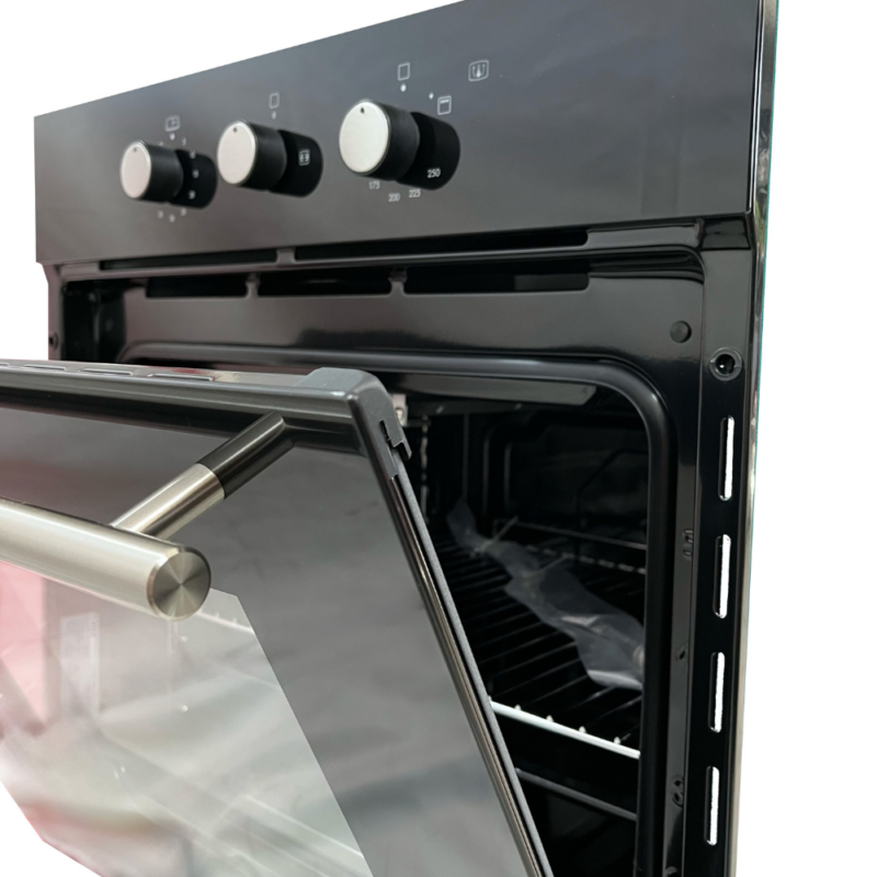 Luxe 60cm Built-in Gas Oven – Black GB-67RC