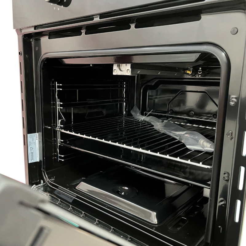 Luxe 60cm Built-in Gas Oven – Black GB-67RC