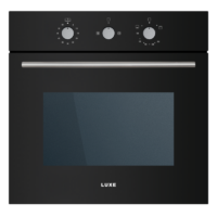 Luxe 60cm Built-in Gas Oven – Black GB-67RC