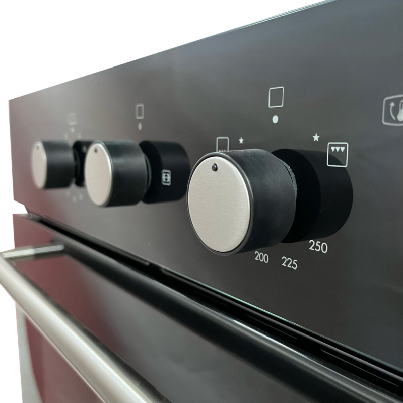 Luxe 60cm Built-in Gas Oven – Black GB-67RC