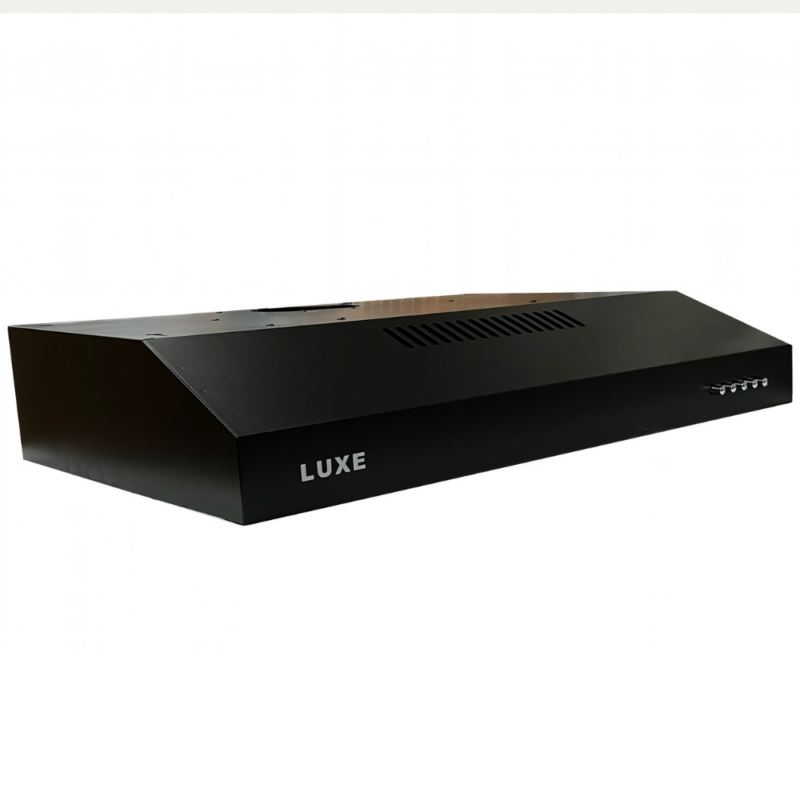 Luxe 60cm Cookerhood – Black ID-01