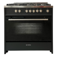 Meireles 90cm Gas / Electric cooker - Black EV890SP2BL