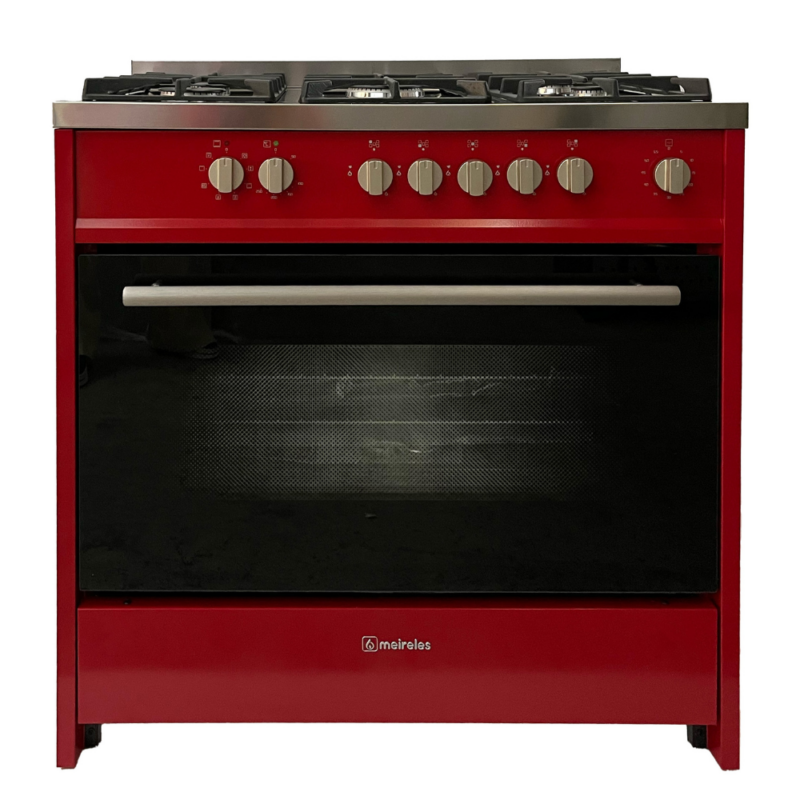 Meireles 90cm Gas / Electric cooker - Red EV890SP2R
